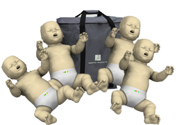 Prestan Professional Infant 4-Pack CPR-AED Training Manikins