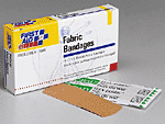 1"x3" Fabric bandage - 16 per single unit box