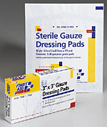 3"x3" Gauze dressing pad