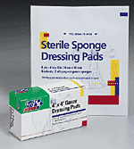 4"x4" Gauze dressing pad