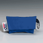 CPR Face Shield on Keychain with 2 gloves,BLUE