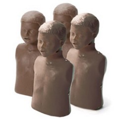 Laerdal Little Junior Manikin 4 Pack-Dark Skin