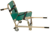 Evacuation Chair with Extended Handles &amp; Four Wheels