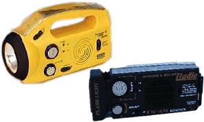 AM / FM Solar Dynamo Radio with Flashlight