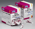 Cherry cough drops, individually wrapped - 100 per box 