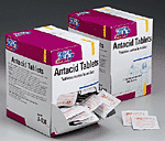 Antacid tablets, (sugar free), 2 per pack - 500 per box