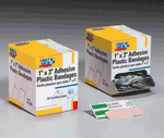1"x3" Curad® Adhesive plastic bandage - 250 per box