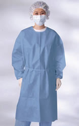 Isolation Gowns - Polyethylene - Coated Polypropylene Gowns