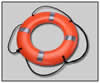 Liferingbuoy, 24" w Tape 