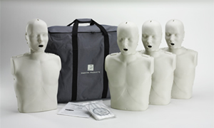 Adult/Child CPR-AED 4-Pack Training Manikins (w/o CPR Monitor) 